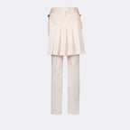 Pantalons Pantalon en laine Fendi Rose Femme
