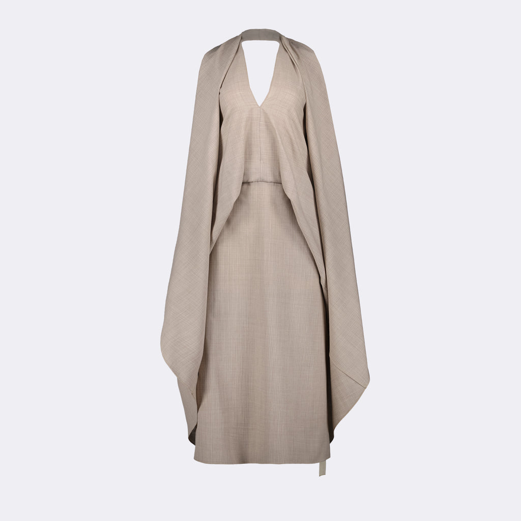 Dresses Wool Dress Fendi Gray Women