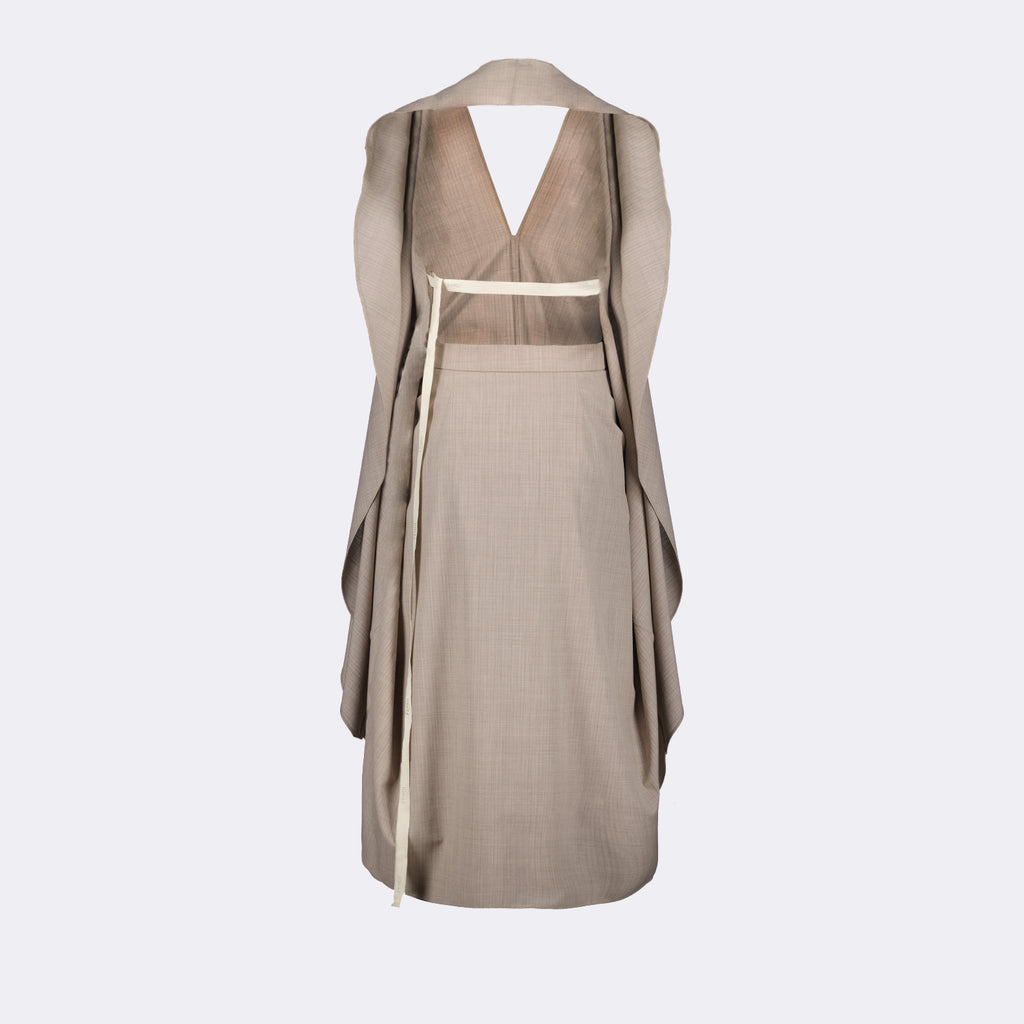 Dresses Wool Dress Fendi Gray Women