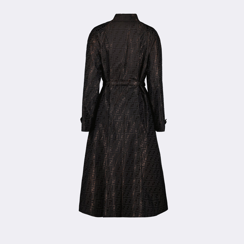 Abrigos Manteau trench FF Fendi Marrón Femme