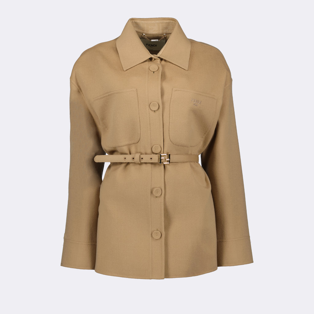 Jacken Veste Go-To Fendi Beige Femme