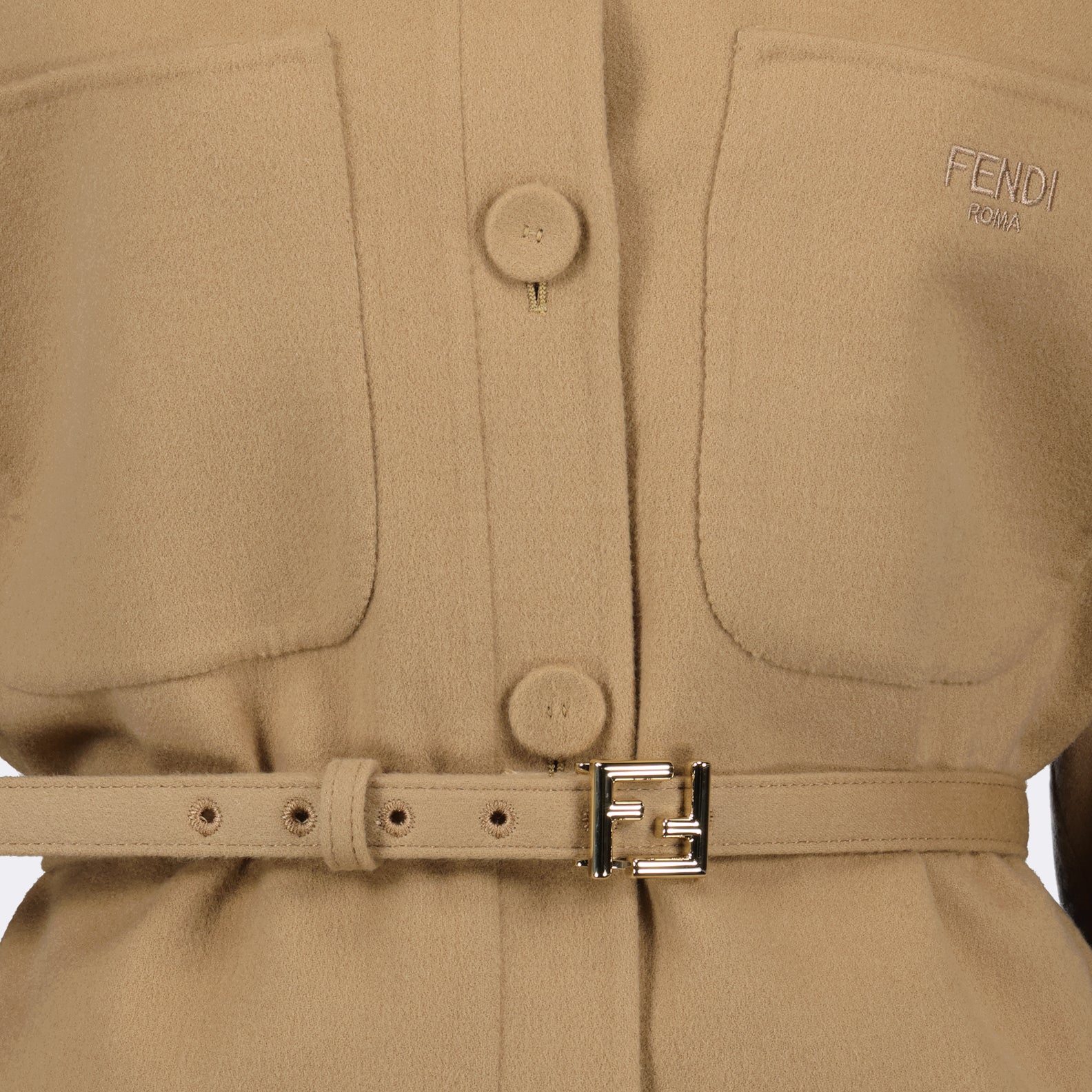 Jacken Veste Go-To Fendi Beige Femme
