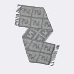 Scarves and gloves FF scarf Fendi Gray Man