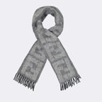 Scarves and gloves FF scarf Fendi Gray Man