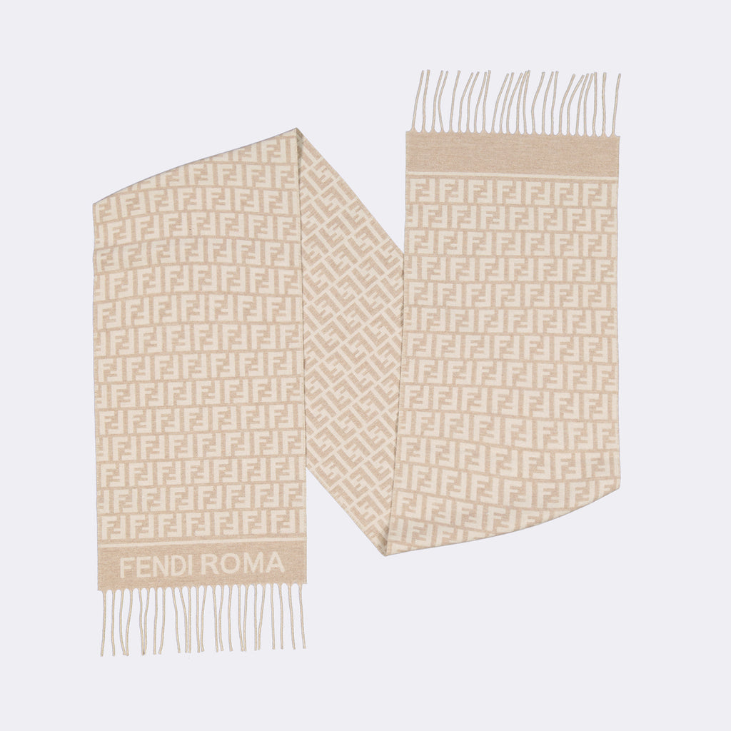 Schals und handschuhe Écharpe FF Fendi Beige Femme
