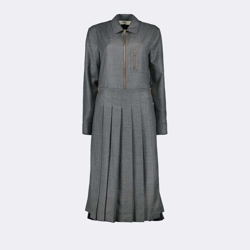 Monos y conjuntos coordinados Mono de lana Fendi Gris Femme