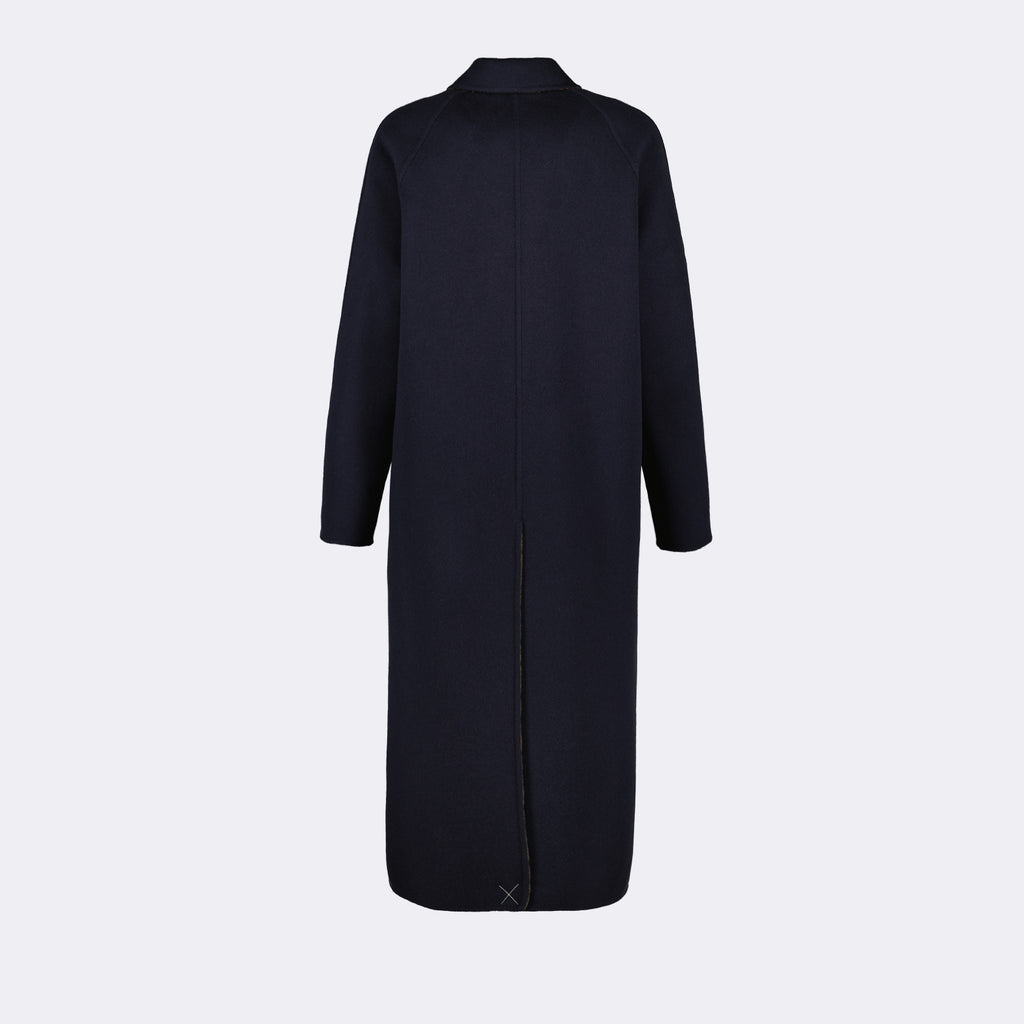 Mäntel Manteau en laine Fendi Blau Femme