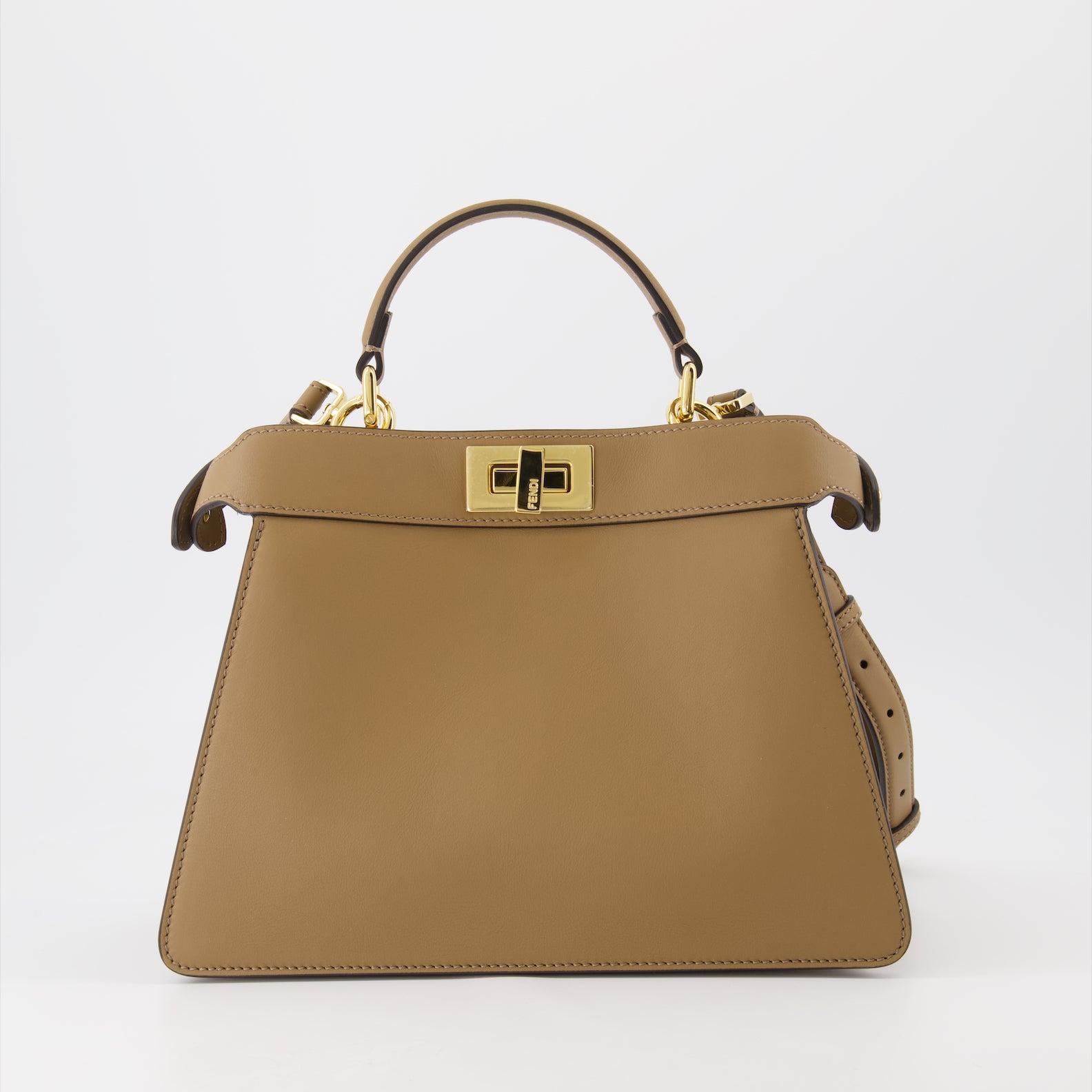 Borse a mano e a spalla Sac Peekaboo ISeeU Fendi Marrone Femme