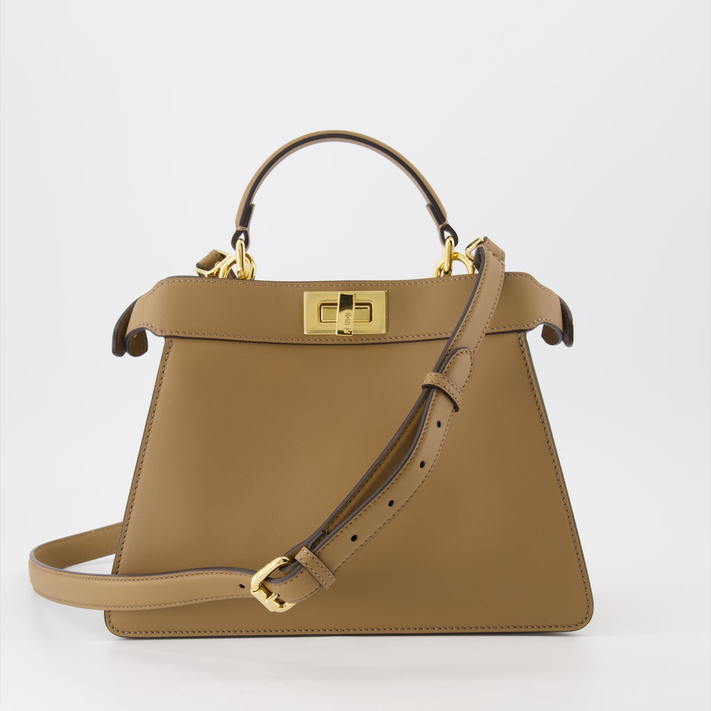 Borse a mano e a spalla Sac Peekaboo ISeeU Fendi Marrone Femme