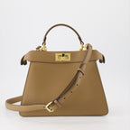 Borse a mano e a spalla Sac Peekaboo ISeeU Fendi Marrone Femme