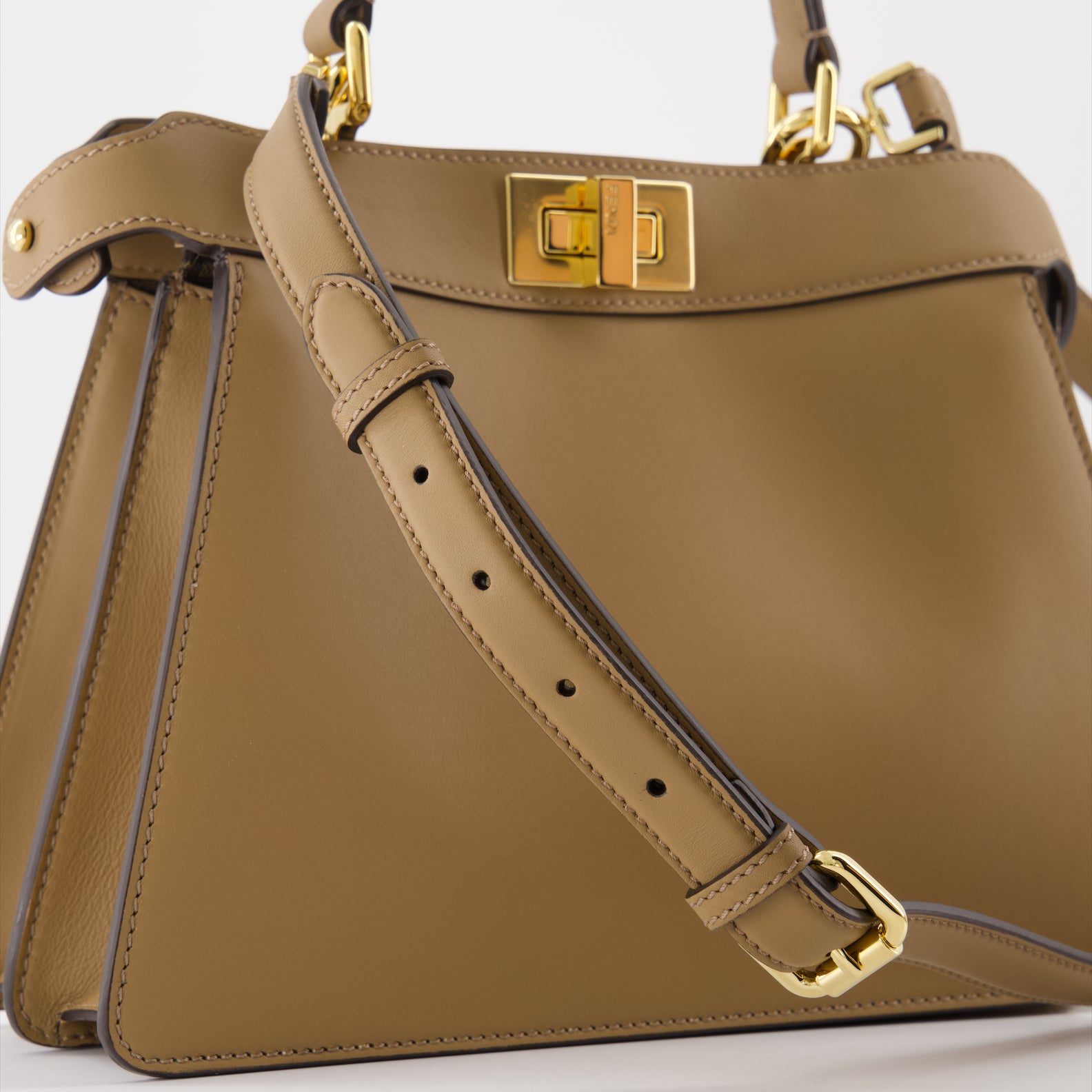 Borse a mano e a spalla Sac Peekaboo ISeeU Fendi Marrone Femme