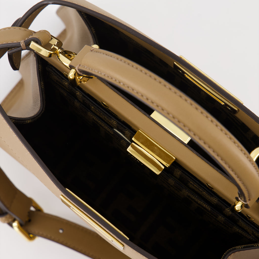 Borse a mano e a spalla Sac Peekaboo ISeeU Fendi Marrone Femme