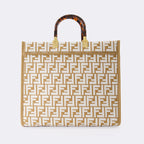 토트백 Sac cabas Sunshine Fendi 베이지 Femme