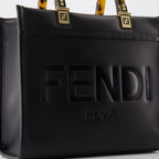 Bolsos tote Sac cabas Sunshine Fendi Negro Femme