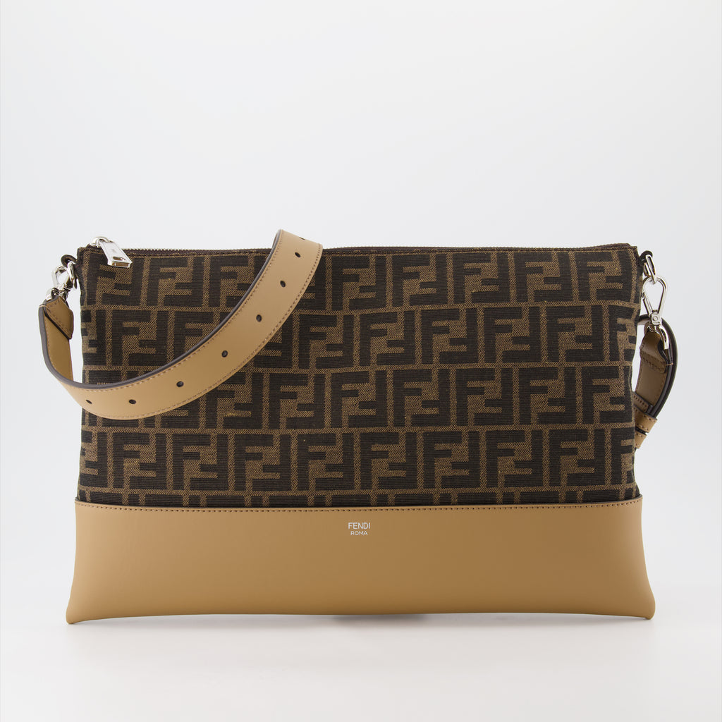 Pouches FF pouch Fendi Brown Man