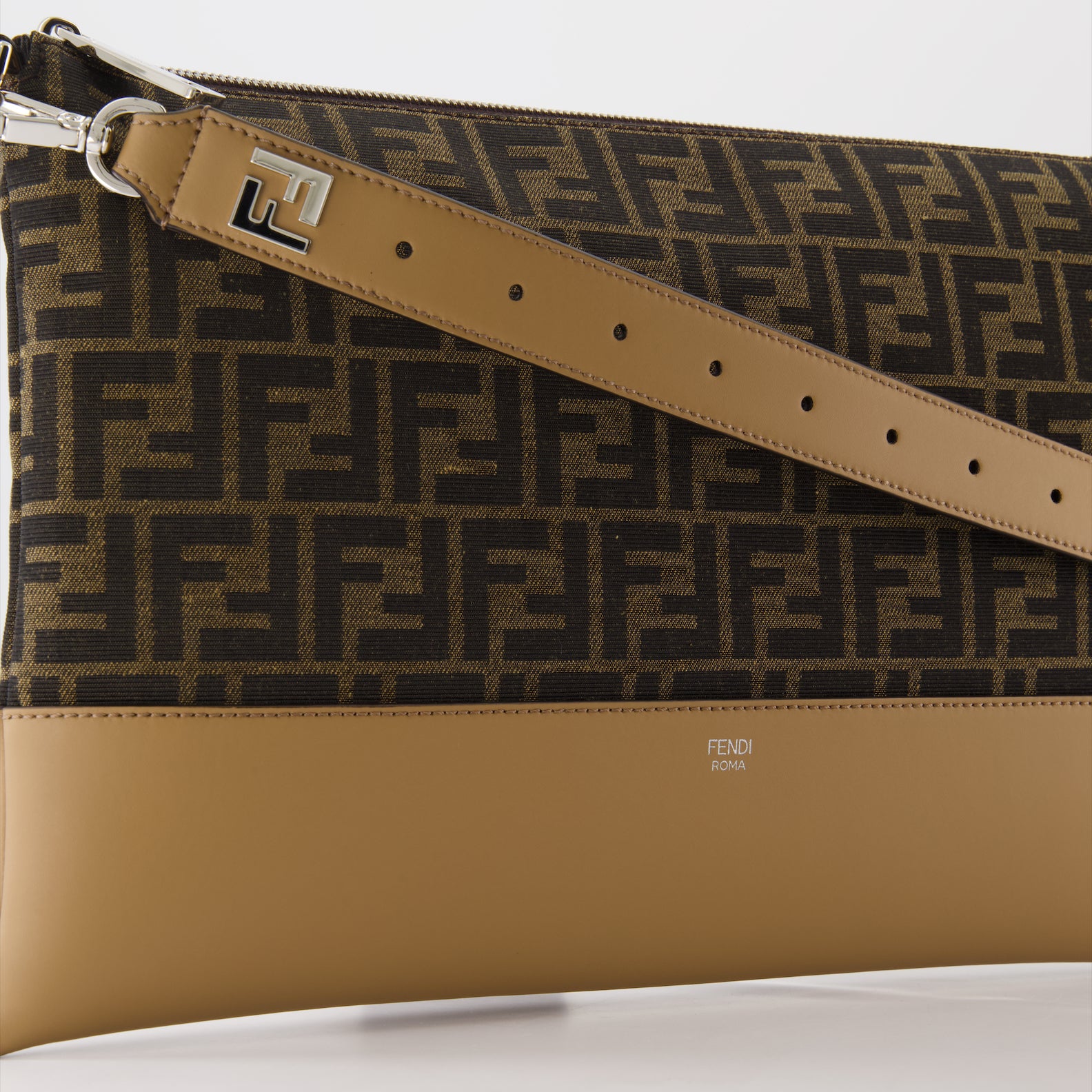 Pouches FF pouch Fendi Brown Man