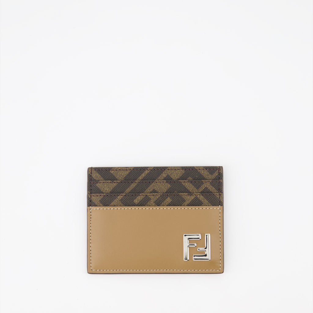 Petite maroquinerie Porte-cartes FF Squared Fendi Marron Homme