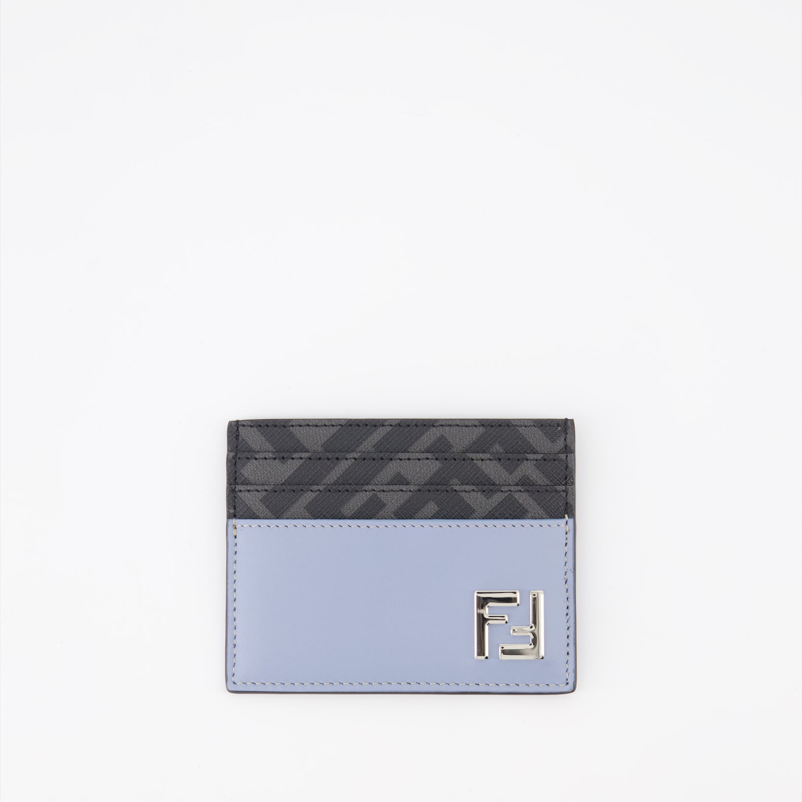 Pequeños artículos de cuero Porte-cartes FF Squared Fendi Azul Homme