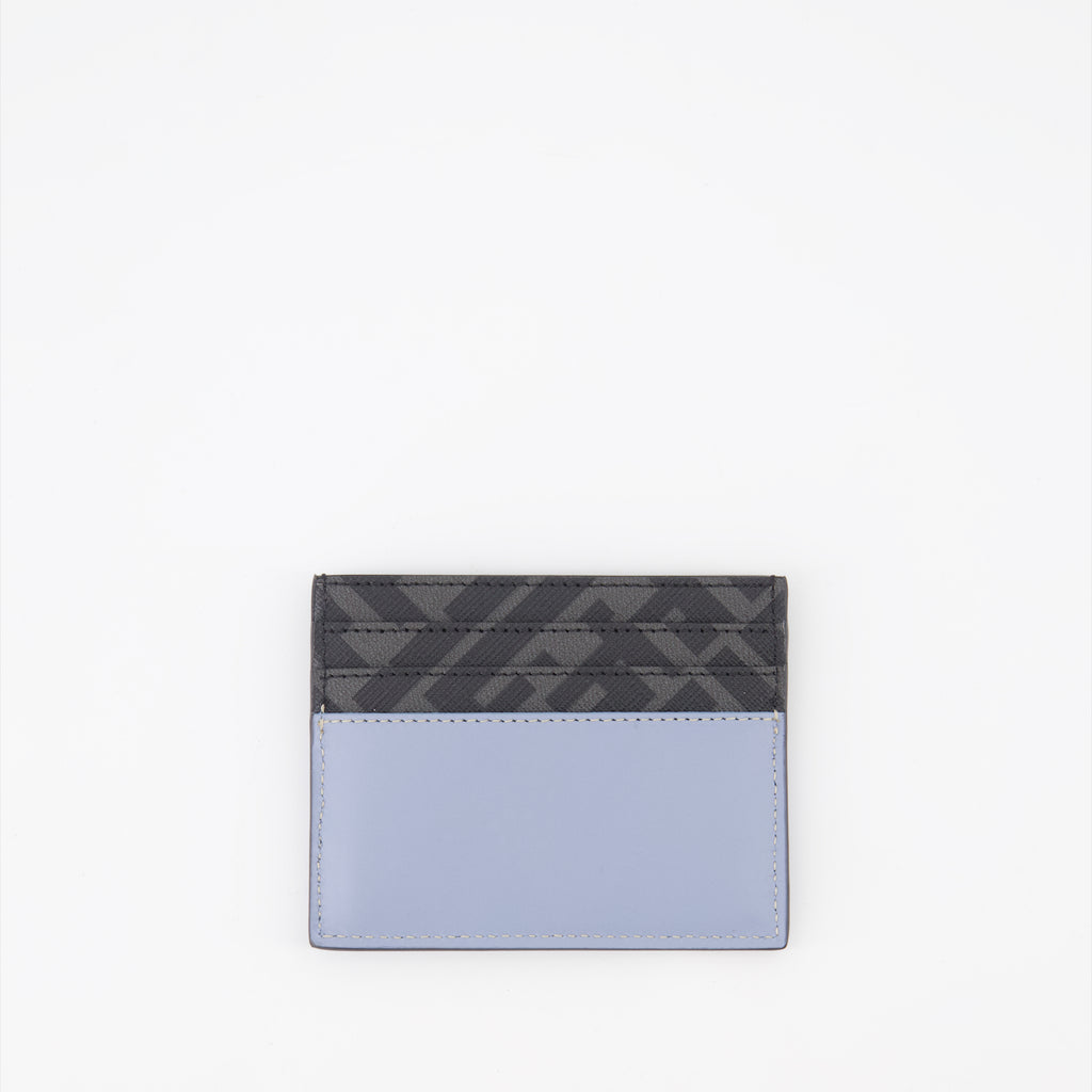 Kleine lederwaren Porte-cartes FF Squared Fendi Blau Homme