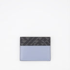 Kleine lederwaren Porte-cartes FF Squared Fendi Blau Homme