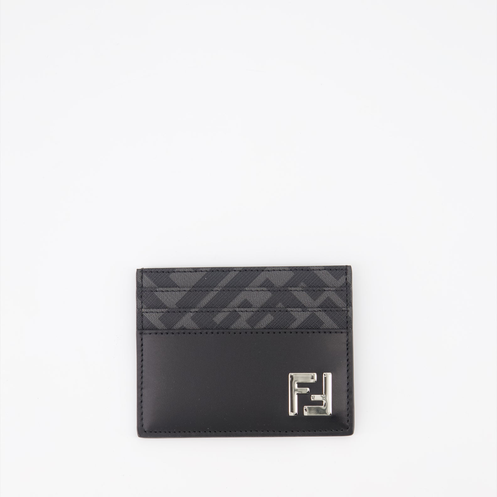 Pequeños artículos de cuero Porte-cartes FF Squared Fendi Negro Homme