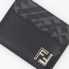 Piccola pelletteria Porte-cartes FF Squared Fendi Nero Homme