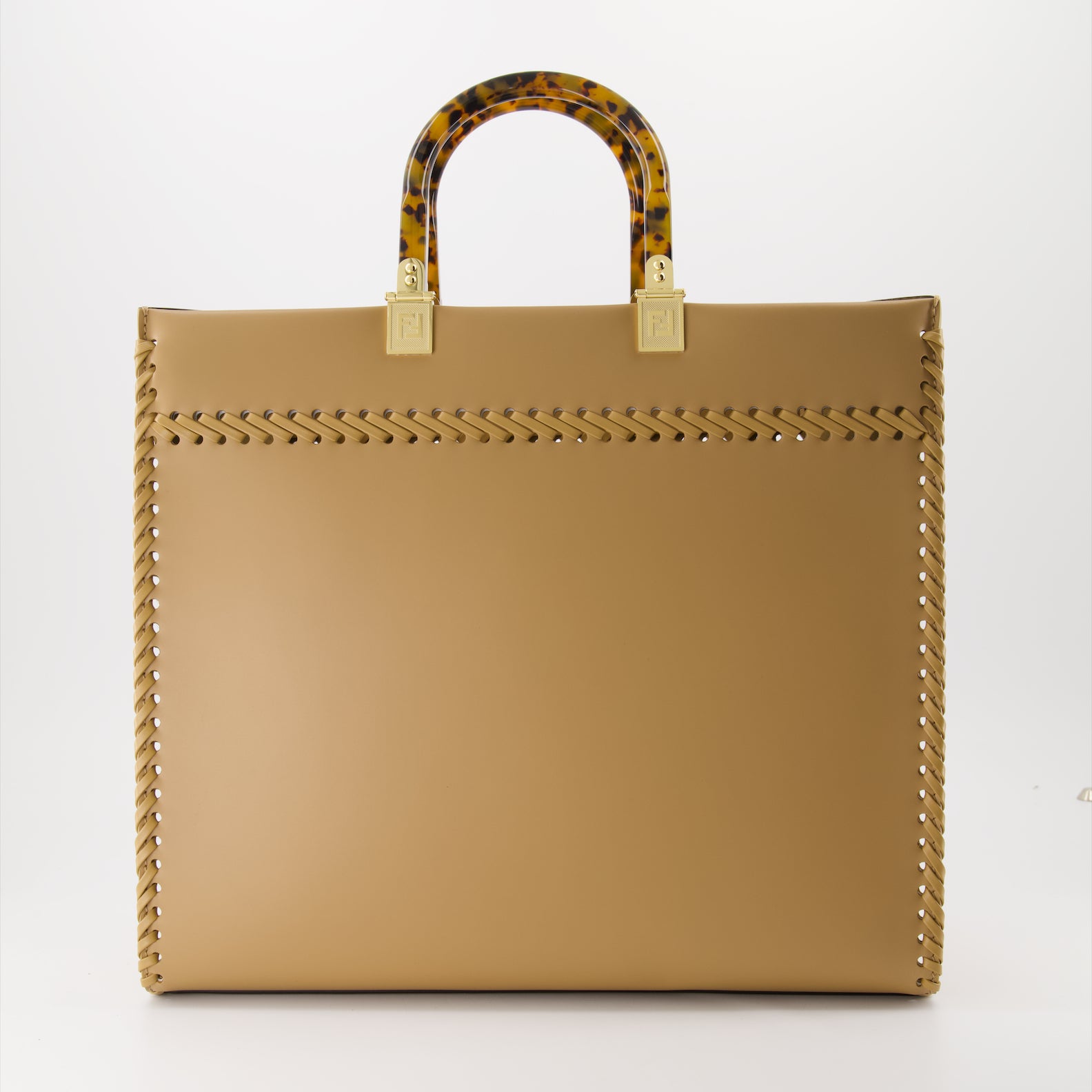 Borse tote Sac cabas Sunshine Fendi Marrone Femme