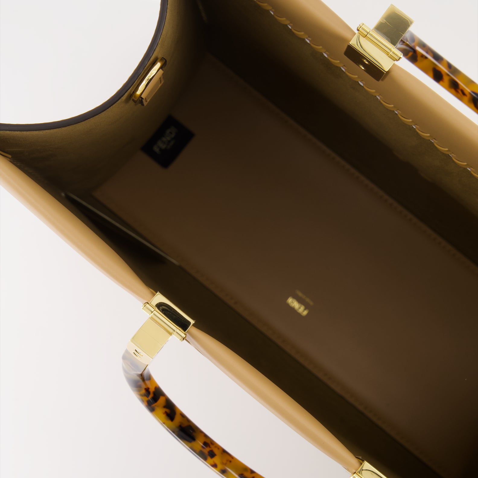 Borse tote Sac cabas Sunshine Fendi Marrone Femme