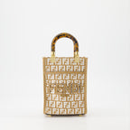 Tote bags Sunshine Shopping Bag Fendi Beige Women