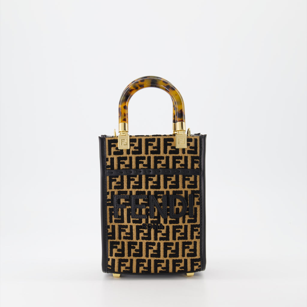 Tote bags Sunshine Shopping Bag Fendi Brown Women