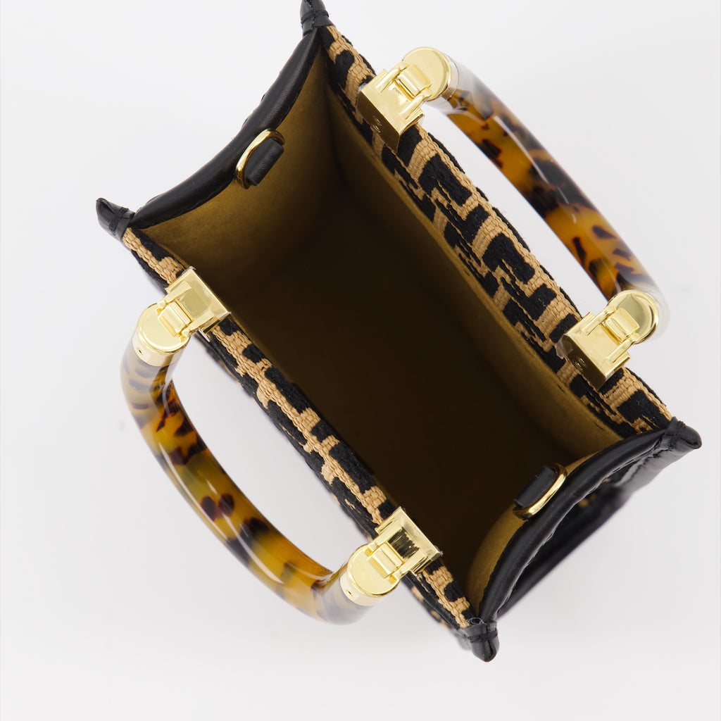 Tote bags Sunshine Shopping Bag Fendi Brown Women