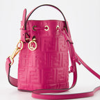 Borse secchiello Sac Mon Trésor Fendi Rosa Femme