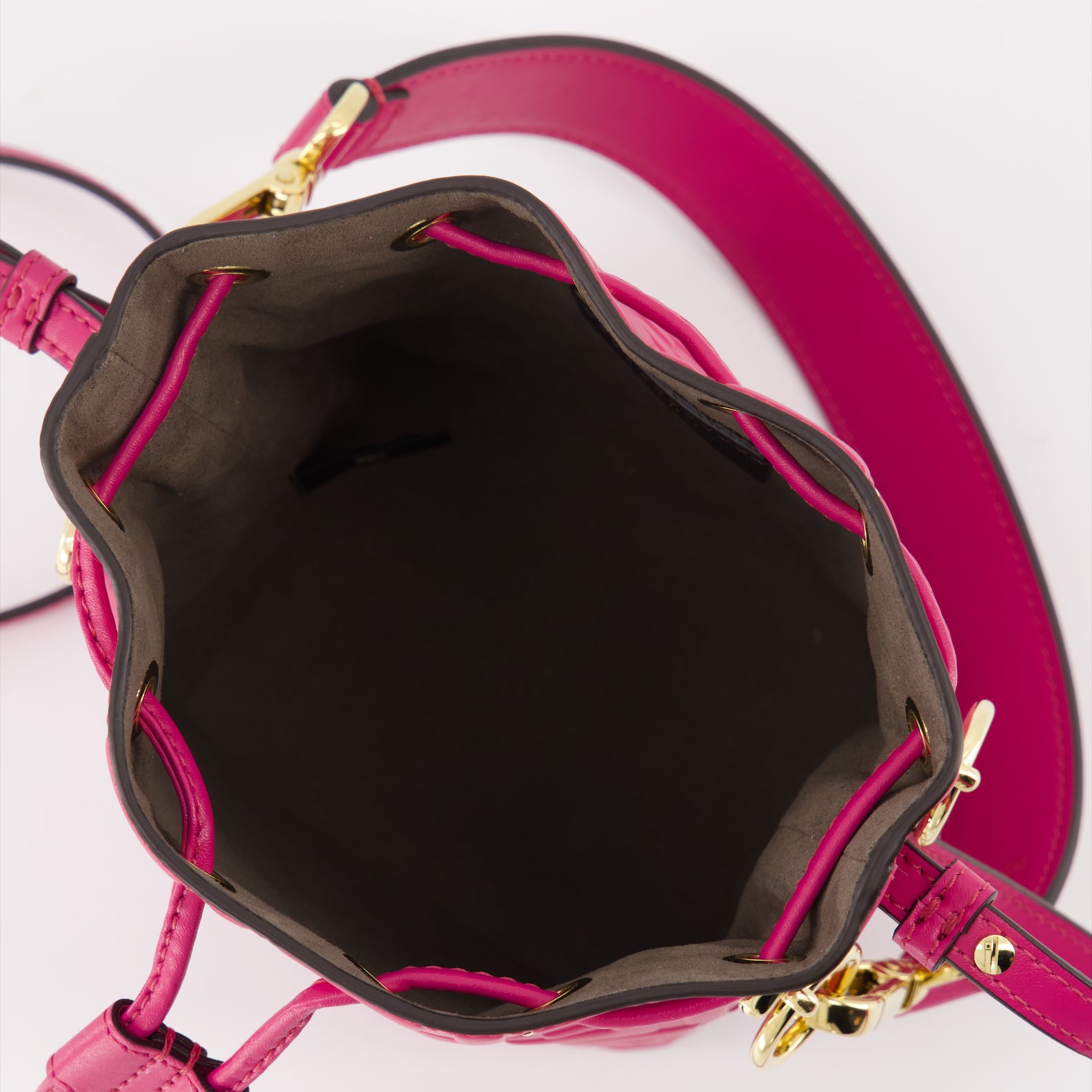 Borse secchiello Sac Mon Trésor Fendi Rosa Femme