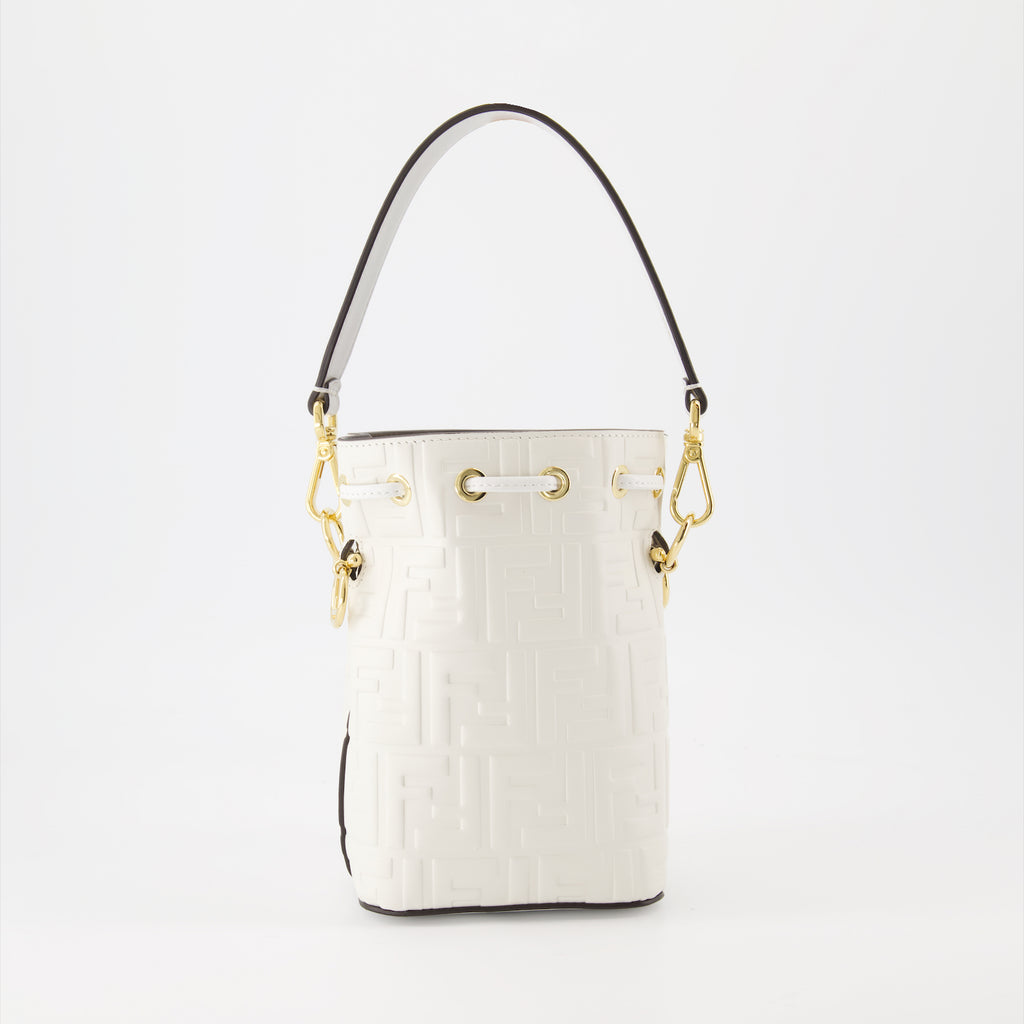 Borse secchiello Sac Mon Trésor Fendi Bianco Femme