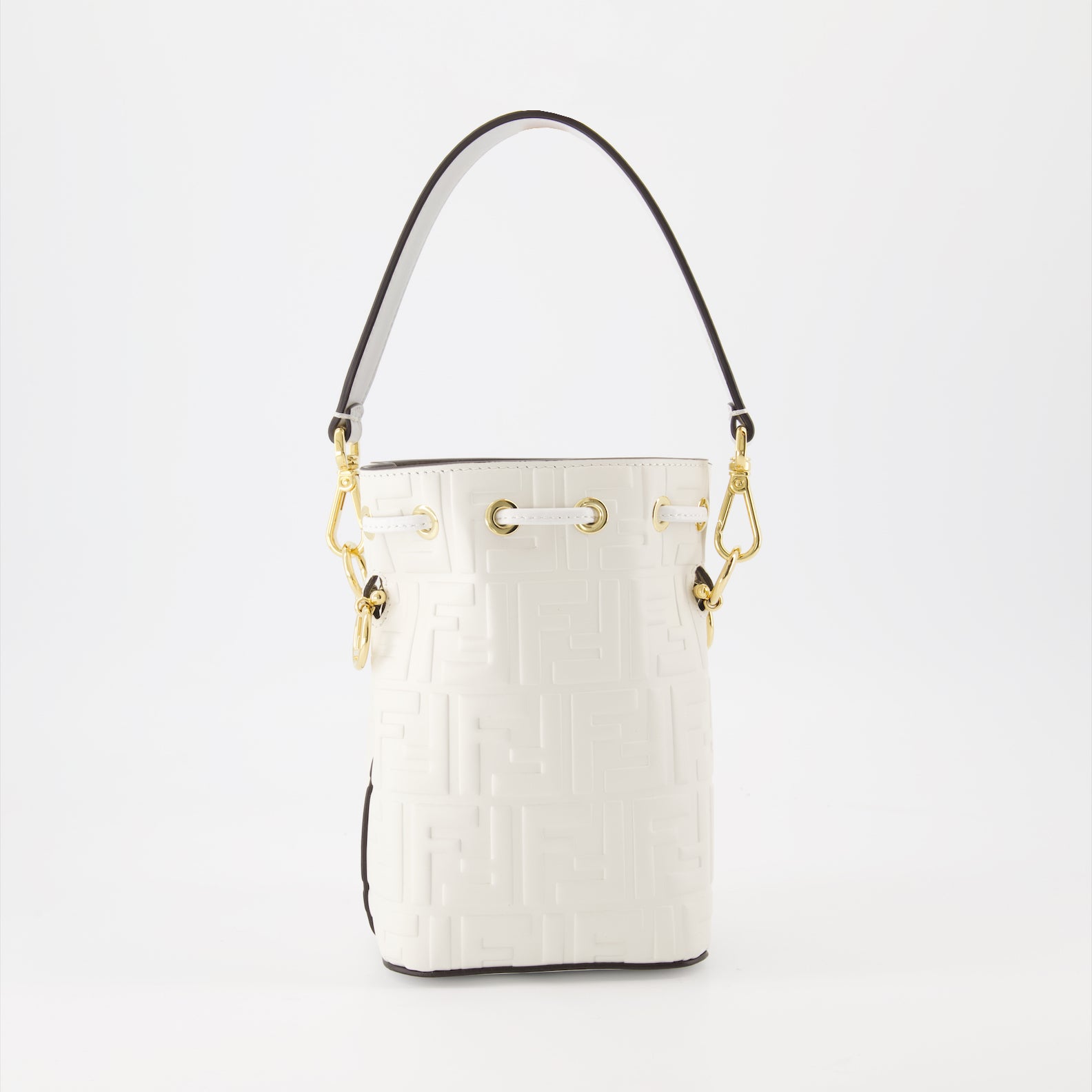 Borse secchiello Sac Mon Trésor Fendi Bianco Femme