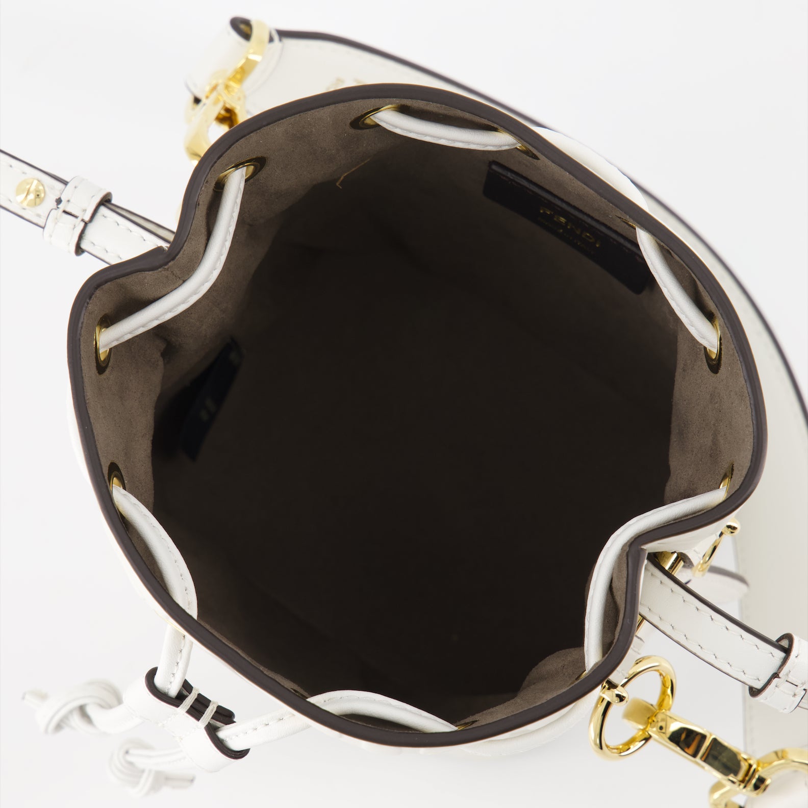 Borse secchiello Sac Mon Trésor Fendi Bianco Femme