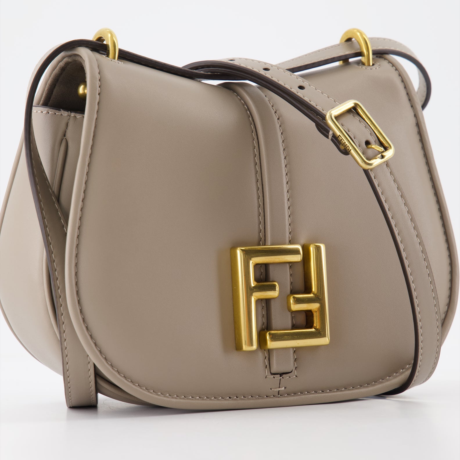 Bolsas transversais Sac C'mon mini Fendi Cinza Femme