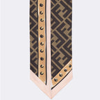 Schals und handschuhe Bandeau en soie Fendi Braun Femme