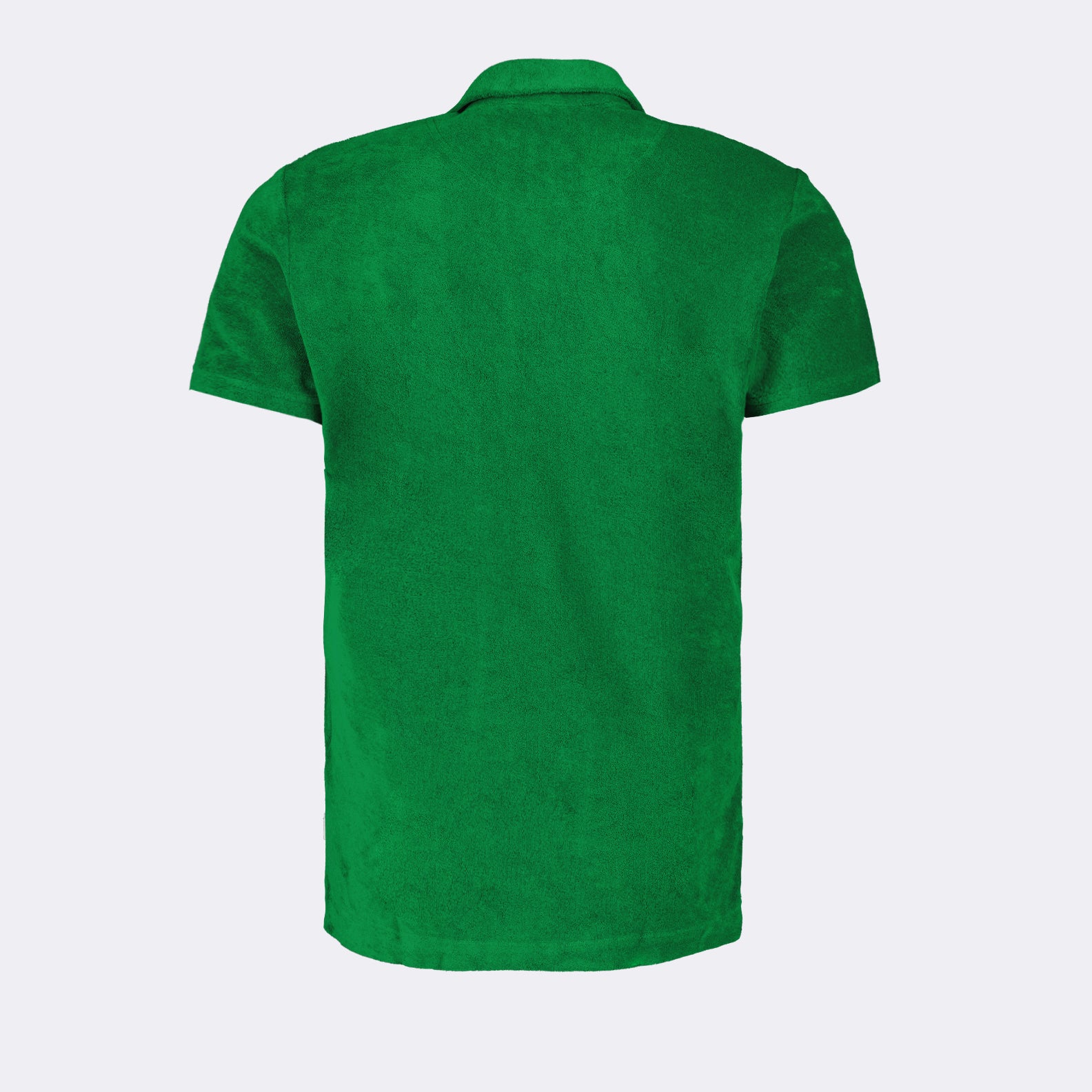 Polos Polo en coton éponge Orlebar Brown Vert Homme
