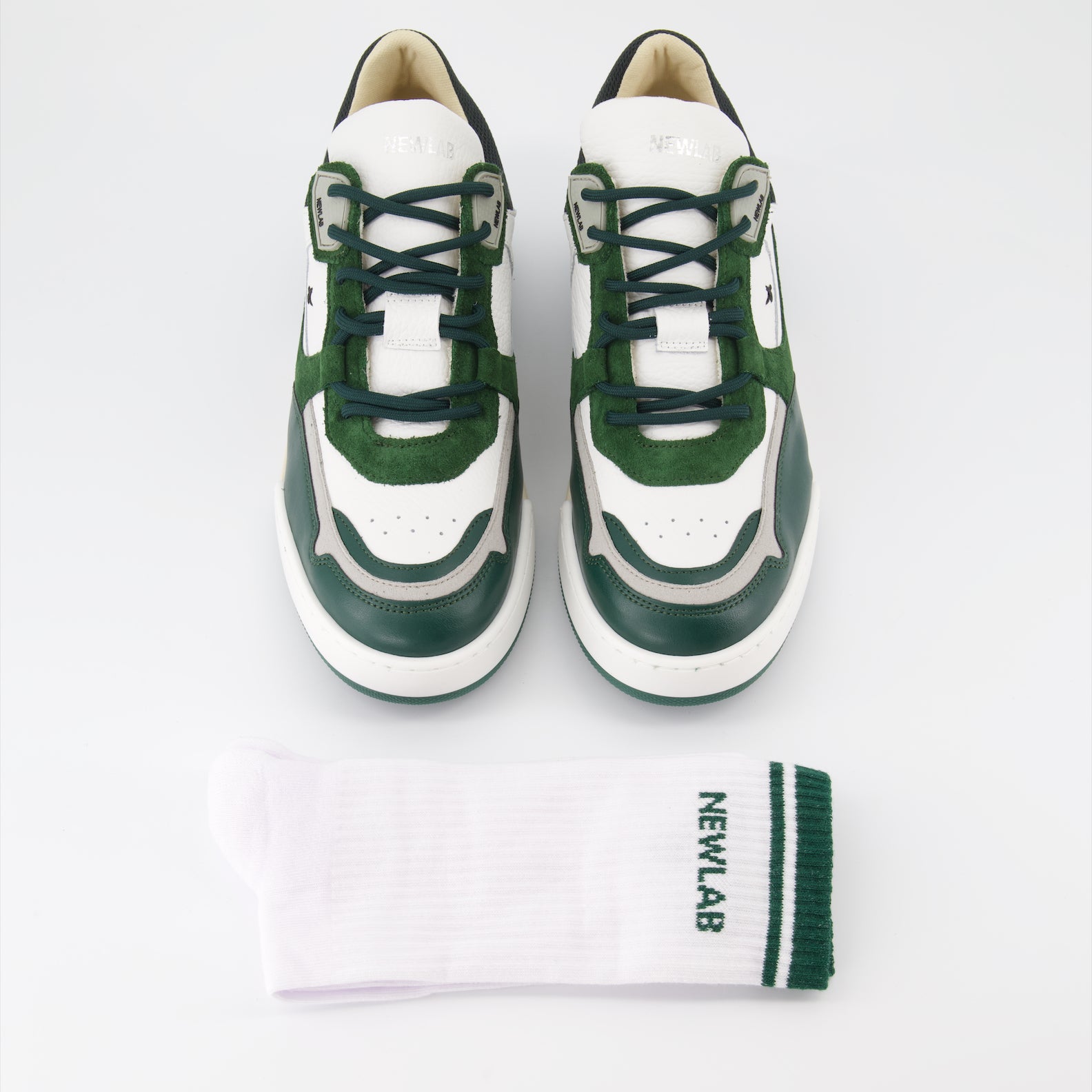 Sneaker Baskets /NL12 New Lab Verde Unisexo