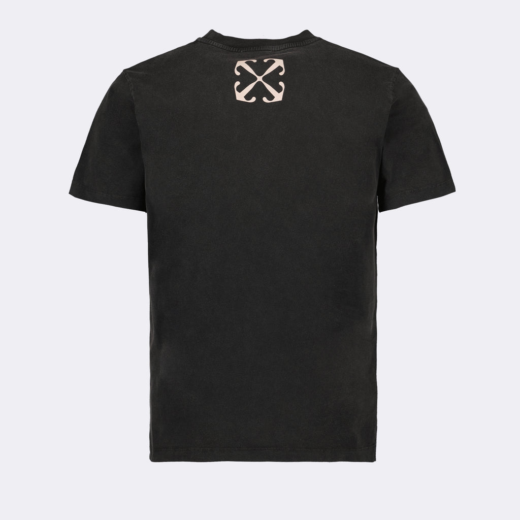 T-Shirts T-shirt Bacchus Skate Off-White Schwarz Homme