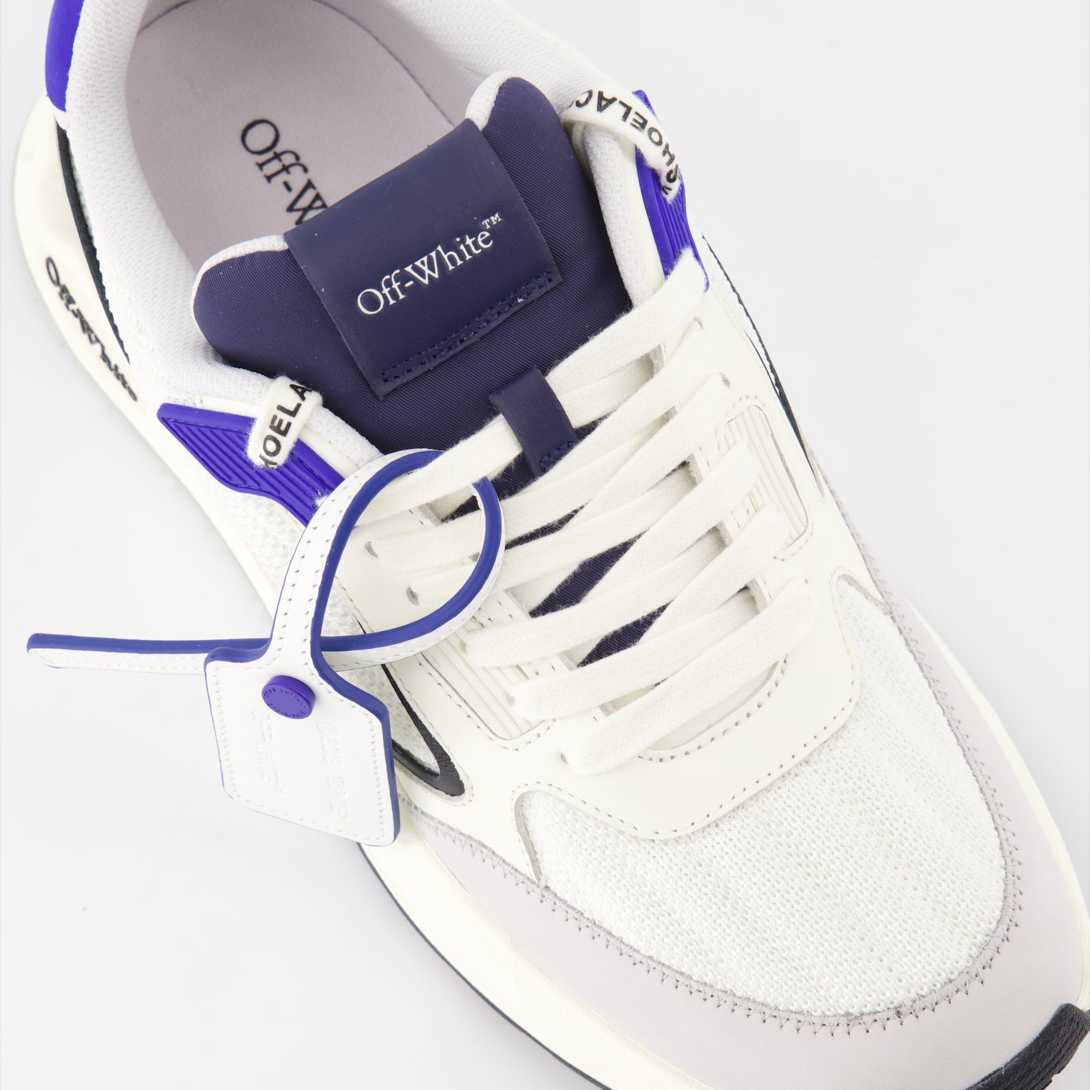 스니커즈 Baskets Kick Off Off-White 회색 Homme