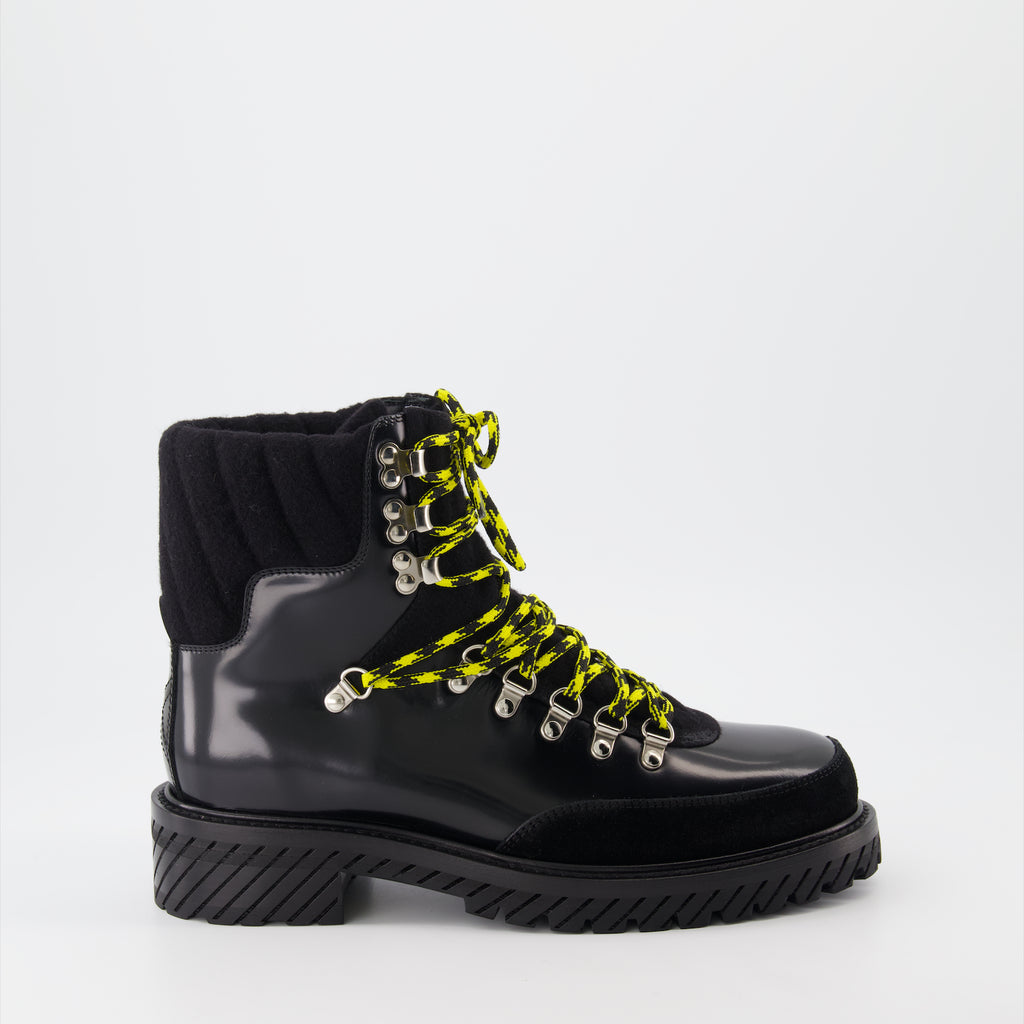 Botas e botins Bottines Gstaad Off-White Preto Homme