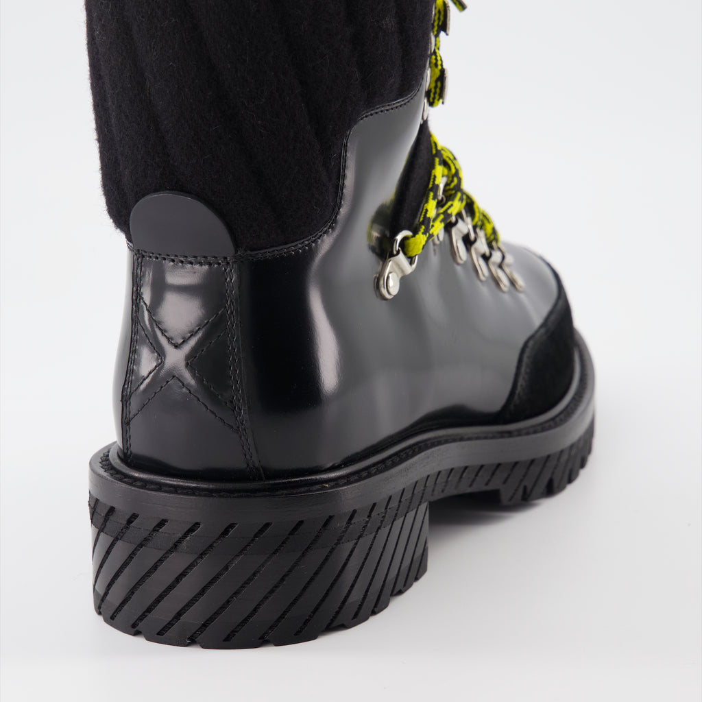 Botas e botins Bottines Gstaad Off-White Preto Homme