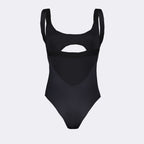 Strandmode Maillot de bain Logoband Off-White Schwarz Femme