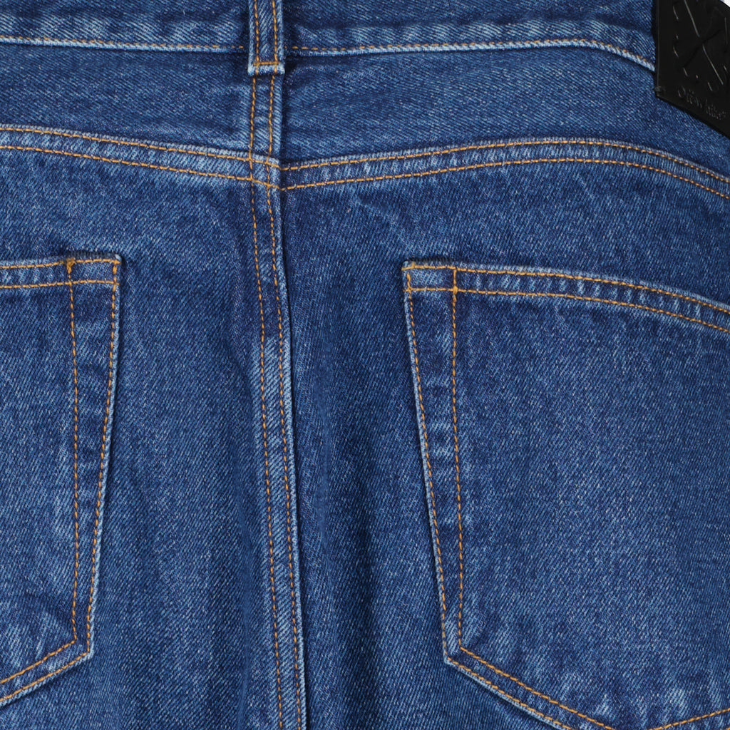 Pantaloni Jeans Skate Dritti Off-White Blu Homme