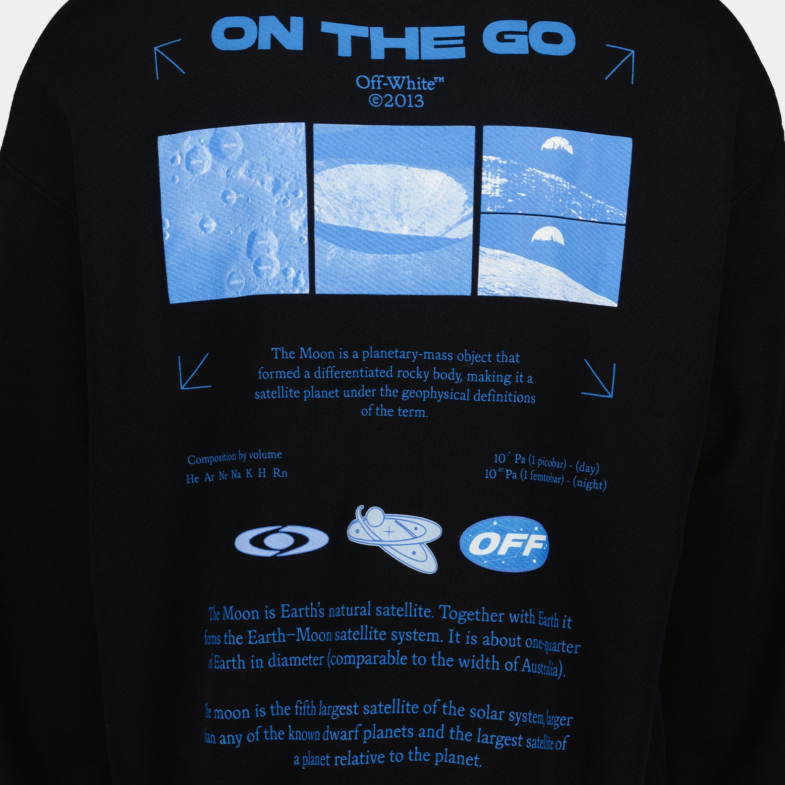 Sweatshirts On the Go Hoodie Off-White Black Man