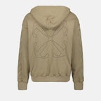 Felpe Felpa Off Stitch Off-White Beige Homme