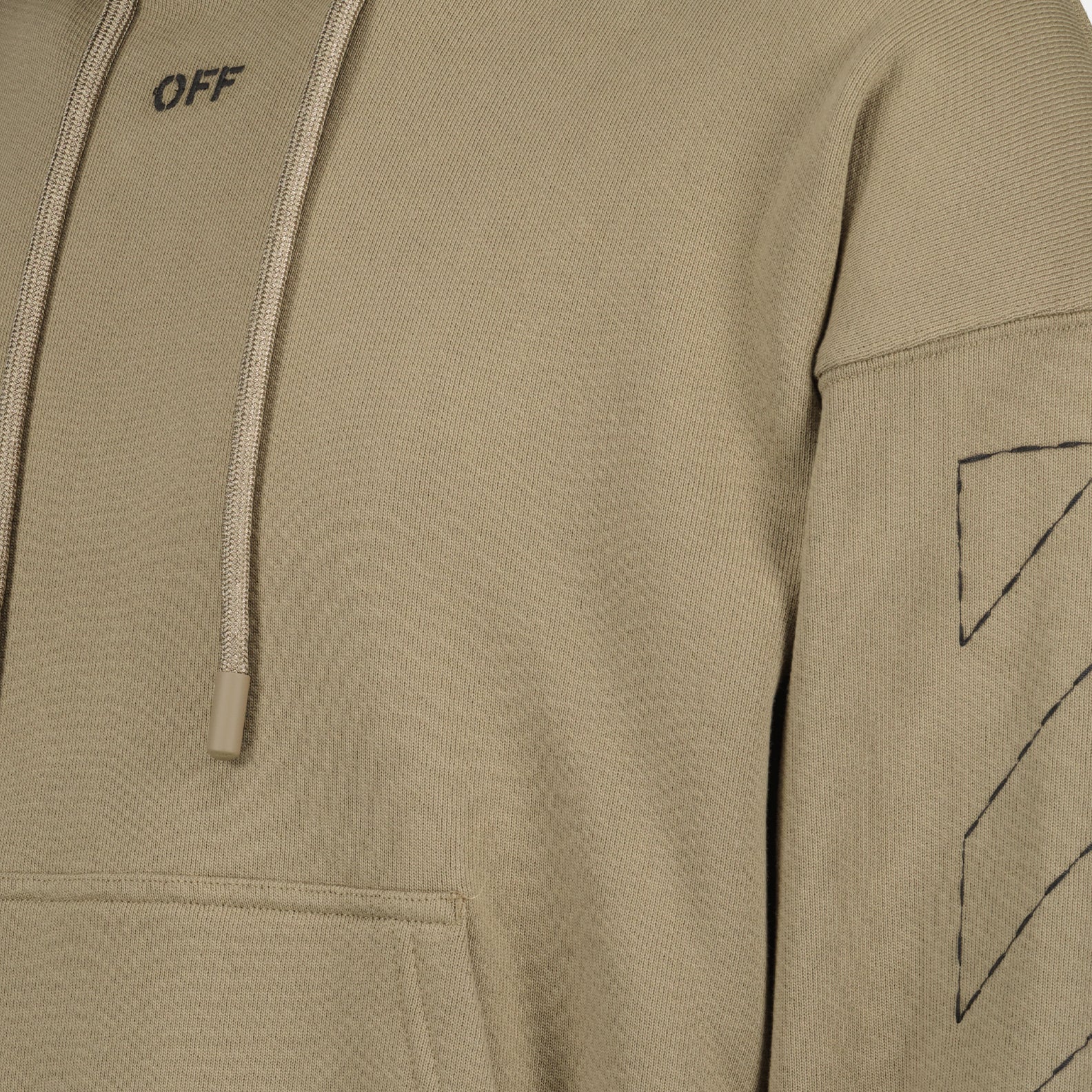 Felpe Felpa Off Stitch Off-White Beige Homme