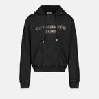 Felpe Felpa con Cappuccio Digit Bacchus Off-White Nero Homme
